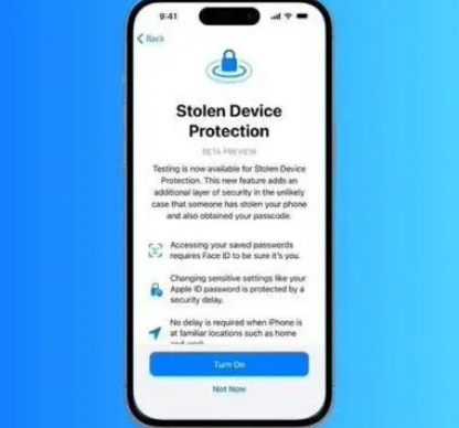 肃北苹果授权维修店分享被盗设备保护功能开启方法 