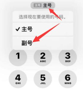 肃北苹果14维修店分享iPhone 14 Pro Max使用副卡打电话的方法 